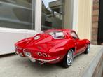1:12 Chevrolet Corvette C2 Split Window rood 1963 GT Spirit, Hobby en Vrije tijd, Modelauto's | 1:5 tot 1:12, Nieuw, Ophalen of Verzenden