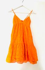 Oranje broderie jurkje Zara maat xs, Kleding | Dames, Zara, Oranje, Maat 34 (XS) of kleiner, Ophalen of Verzenden