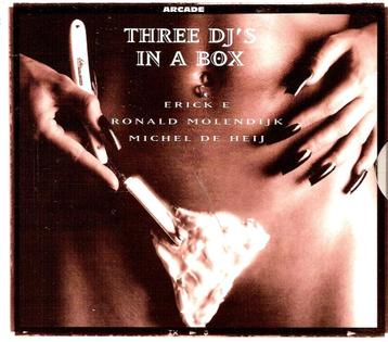 Three DJ's in a box - Eric E, Ronald Molendijk, Michel de He beschikbaar voor biedingen