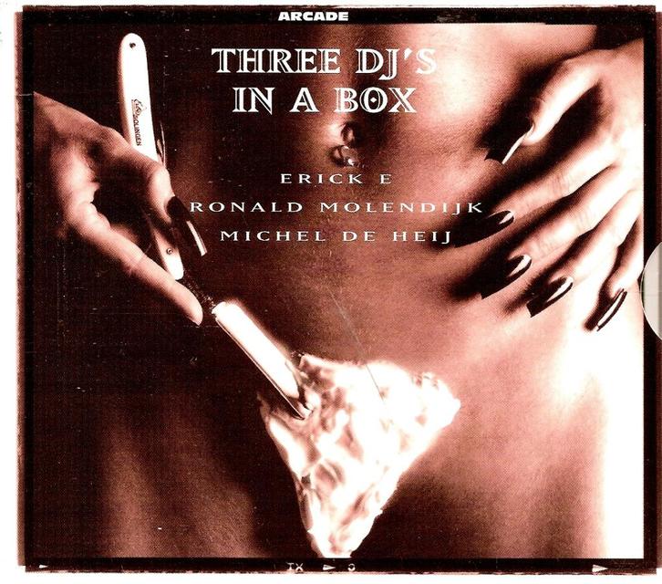 Three DJ's in a box - Eric E, Ronald Molendijk, Michel de He, Cd's en Dvd's, Cd's | Verzamelalbums, Zo goed als nieuw, Dance, Ophalen of Verzenden