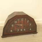 Vintage houten art deco klokje - Defect, Ophalen of Verzenden