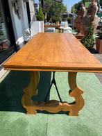 ZWARE SPAANSE EETTAFEL KLOOSTERTAFEL TAFEL SMEEDWERK Flamant, Ophalen, Wilms, Zo goed als nieuw, Info@houseofcoco.nl
