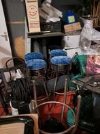 Set van 8 vintage barkrukken, Huis en Inrichting, Barkrukken, Ophalen, 60 tot 90 cm, Metaal, Gebruikt