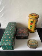 4 verschillende blikken - zie omschrijving, Verzamelen, Blikken, Ophalen of Verzenden, Gebruikt, Overige, Verkade