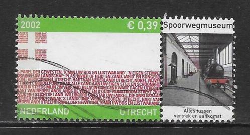 2002, Provincie Utrecht, tab Spoorwegmuseum [2072] (K2601), Postzegels en Munten, Postzegels | Nederland, Ophalen of Verzenden