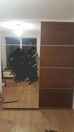 Ikea schuifdeuren met frame en rail voor PAX kast spiegel, Ophalen, 200 cm of meer, Zo goed als nieuw, 200 cm of meer
