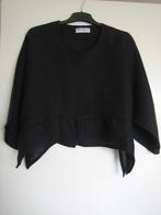 Zwarte linnen blouse MARIA DAHLHOFF, 42-44-46 snazzeys, Zwart, Maat 42/44 (L), Nieuw, Verzenden