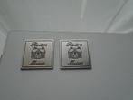 2x Riviera Maison Zilveren Label 2,5x2,5 cm ZGAN, Verzenden, Zo goed als nieuw