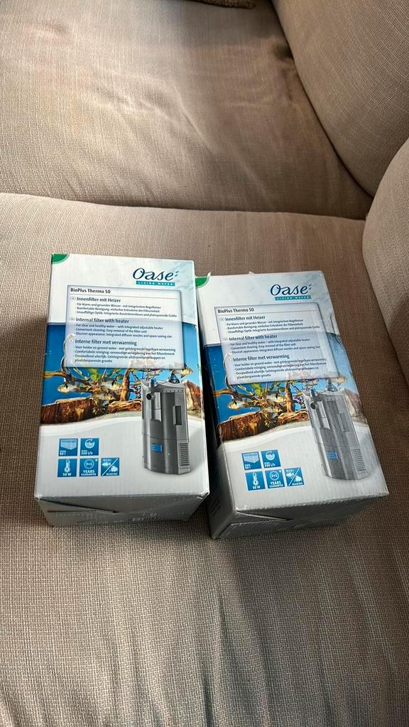 Oase filter 2x, Dieren en Toebehoren, Vissen | Aquaria en Toebehoren, Nieuw, Filter of Co2, Ophalen of Verzenden