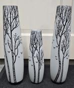 3 prachtige
vazen., Huis en Inrichting, Woonaccessoires | Vazen, Overige kleuren, Ophalen of Verzenden, Minder dan 50 cm, Glas