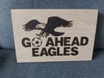Go ahead eagles logo op hout, Sport en Fitness, Voetbal, Nieuw, Ophalen of Verzenden, Clubaccessoires