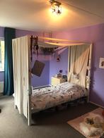 Hemelbed 1 persoons (gratis) excl. matras, Ophalen, 85 tot 100 cm, Gebruikt, Lattenbodem