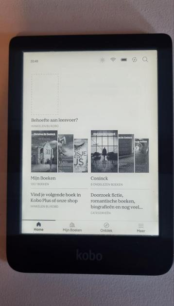Kobo Clara BW  nieuwstaat met vele boeken. beschikbaar voor biedingen