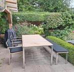 Teak & Garden tuinset, Tuin en Terras, Tuinsets en Loungesets, Ophalen, 5 zitplaatsen, Gebruikt, Teakhout