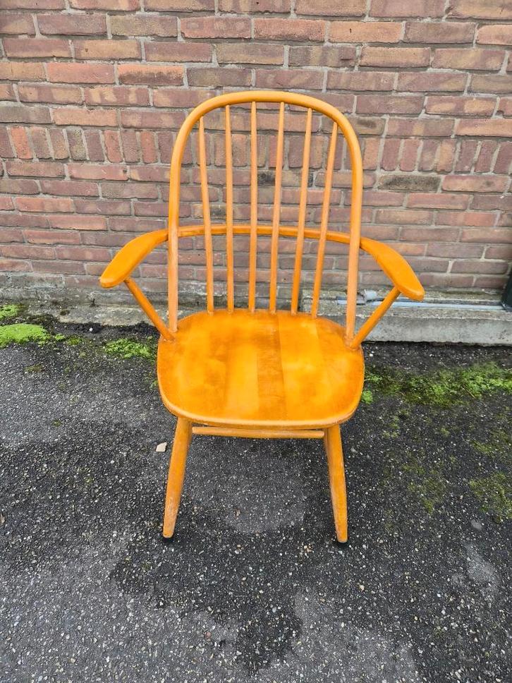 Ercol windsor eetkamer stoelen, Huis en Inrichting, Stoelen, Gebruikt, Vijf, Zes of meer stoelen, Hout, Bruin, Ophalen