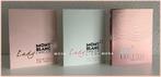 MontBlanc set 3 parfum samples proefjes testers monsters, Verzenden, Nieuw