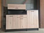 keuken 160 cm gratis verzending nieuw bouwpakket beste deal, Overige materialen, Zwart, Nieuw, Enkelwandige keuken