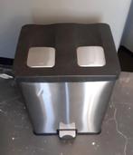 Dubbele prullenbak, 40 liter of meer, Ophalen, Gebruikt, Minder dan 50 cm