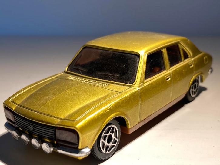 Dinky Toys 1406 Peugeot 504 TI, Hobby en Vrije tijd, Modelauto's | 1:43, Zo goed als nieuw, Auto, Dinky Toys, Ophalen of Verzenden