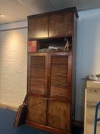 Vintage houten archief kast / MOET SNEL WEG!, Antiek en Kunst, Antiek | Meubels | Kasten, Ophalen
