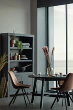 WOOOD Swen eetkamerstoelen - set van 2, Ophalen, Twee, Bruin, Zo goed als nieuw