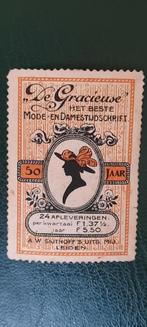 Sluitzegel De Gracieuse A.W. Sijthoff's Uitg. Mij. Leiden, Verzenden, Overige typen
