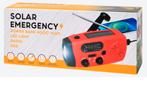 Solar Emergency Radio Powerbank 4000 mAh LED Licht SOS Nieuw, Ophalen of Verzenden, Nieuw, Overige typen