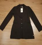 Angelle Milan langere blazer zwart XS, Kostuum of Pak, Angelle Milan, Zwart, Nieuw