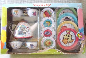 Blikken Thee Serviesje Woezel & Pip. Speelgoedserviesje. beschikbaar voor biedingen