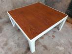 Leuke vintage salontafel,  soort fiber frame, Ophalen, Gebruikt, 50 tot 100 cm, 50 tot 100 cm