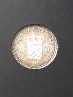 Penning Koningin Beatrix, 10 jarig regeringsjubileum, Postzegels en Munten, Penningen en Medailles, Verzenden, Zilver, Nederland