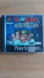 Worms World Party - Playstation 1 (Compleet), Gebruikt, Eén computer, Ophalen of Verzenden, Strategie en Constructie