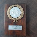 Vintage Tractor Plaque - Den Ham 1990, Ophalen of Verzenden, Zilver, Nederland