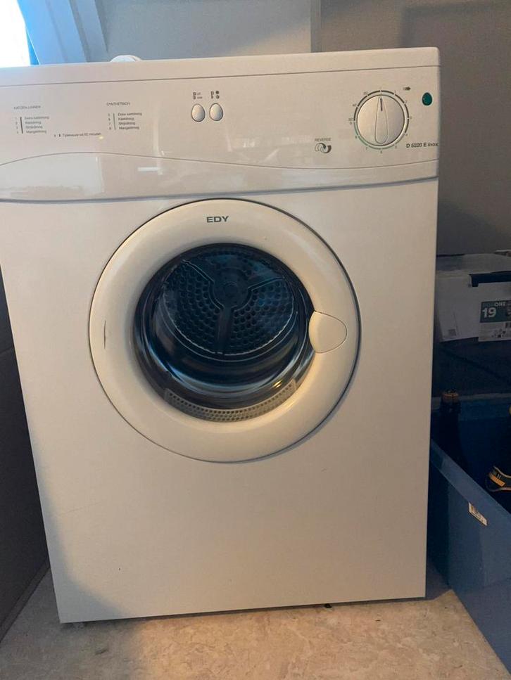 Gratis af te halen Edy droger, Witgoed en Apparatuur, Wasdrogers, Gebruikt, Luchtafvoer, 85 tot 90 cm, Ophalen