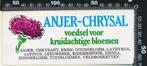 Sticker: Anjer Chrysal - Voedsel voor kruidachtige bloemen, Verzamelen, Ophalen of Verzenden, Zo goed als nieuw, Bedrijf of Vereniging