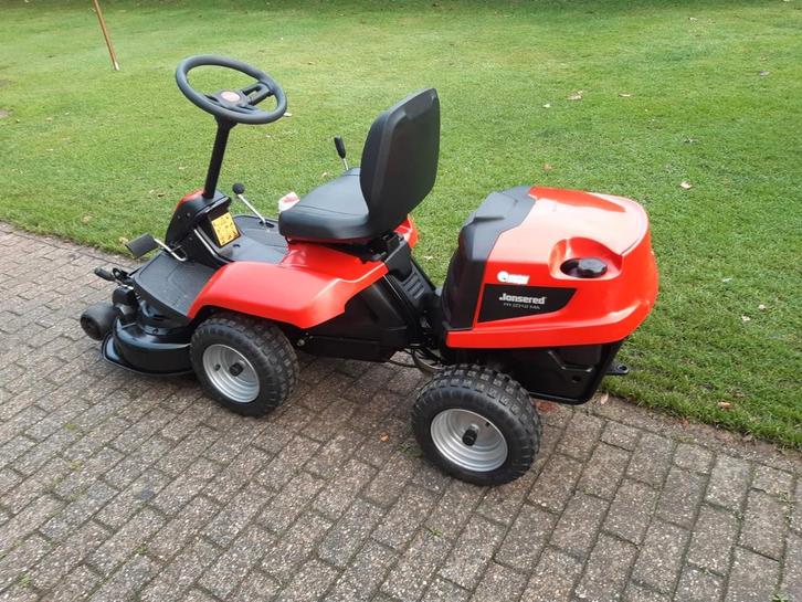 Jonsered FR2312MA frontmaaier, Tuin en Terras, Zitmaaiers, Gebruikt, Minder dan 90 cm, Elektrische starter, Mulchfunctie, Ophalen