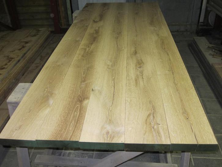 Eiken balken, GESCHAAFD 2,5m, breed 20 cm, dik 4 cm., Doe-het-zelf en Verbouw, Hout en Planken, Nieuw, Balk, Eiken, 250 tot 300 cm