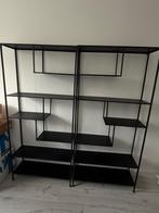 stalen vakkenkast (2x), Huis en Inrichting, Kasten | Wandmeubels, Met plank(en), Ophalen of Verzenden, Zo goed als nieuw, Minder dan 150 cm