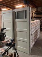 Grote voorraden antieke 4-vlaks - 3-ruits bovenl. paneeldeur