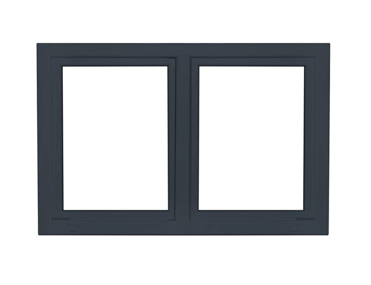 Kunststof Draaikiep draaikiep b150 x h110 RAL 7016 / 9016, Doe-het-zelf en Verbouw, Kozijnen en Schuifpuien, Nieuw, Raamkozijn