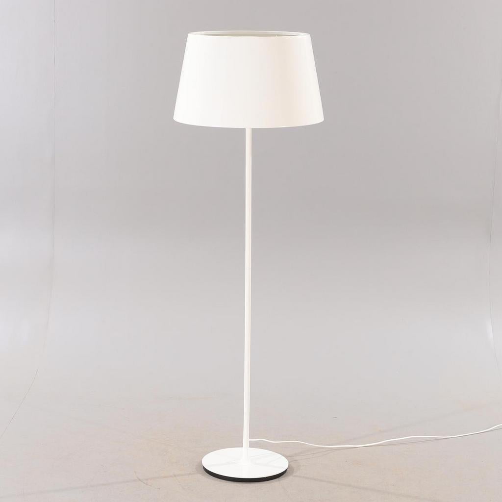 Ikea Kulla staande lamp dimbaar vintage, Gebruikt, Wit, Ophalen of Verzenden, 50 cm of meer