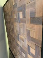 Wand panelen hout / kunst object / 1 x 2m hout wandbekleding, Minder dan 10 m², Ophalen of Verzenden, Bruin