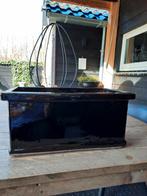 1 st bloempot groot zwart rechthoek glazuur, Ophalen, Kunststof, Minder dan 30 cm, Minder dan 60 cm