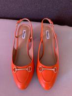 Dune slingbacks, leer, maat 41, Verzenden, Zo goed als nieuw, Oranje, Sneakers of Gympen