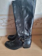 Vero Cuoio zwarte lederen laars maat 39 ZGAN, Kleding | Dames, Schoenen, Ophalen of Verzenden, Zo goed als nieuw, Zwart, Hoge laarzen