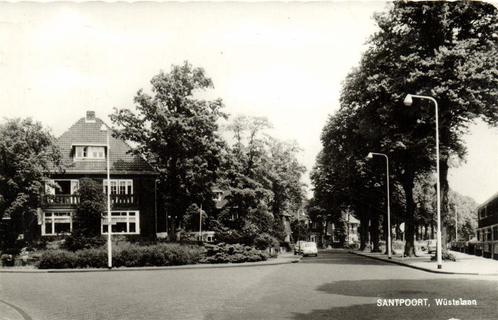 Santpoort, Wustelaan - 1968 gelopen, Verzamelen, Ansichtkaarten | Nederland, Gelopen, Overijssel, 1960 tot 1980, Ophalen of Verzenden