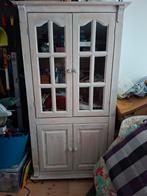 Gratis opknapper: Kast met glazen deuren, Huis en Inrichting, Kasten | Buffetkasten, Ophalen, 100 tot 150 cm, Glas, Landelijk