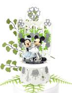 Prachtige Disney bruiloft taarttopper van Mickey met Minnie., Ophalen of Verzenden, Nieuw, Versiering, Geboorte of Huwelijk