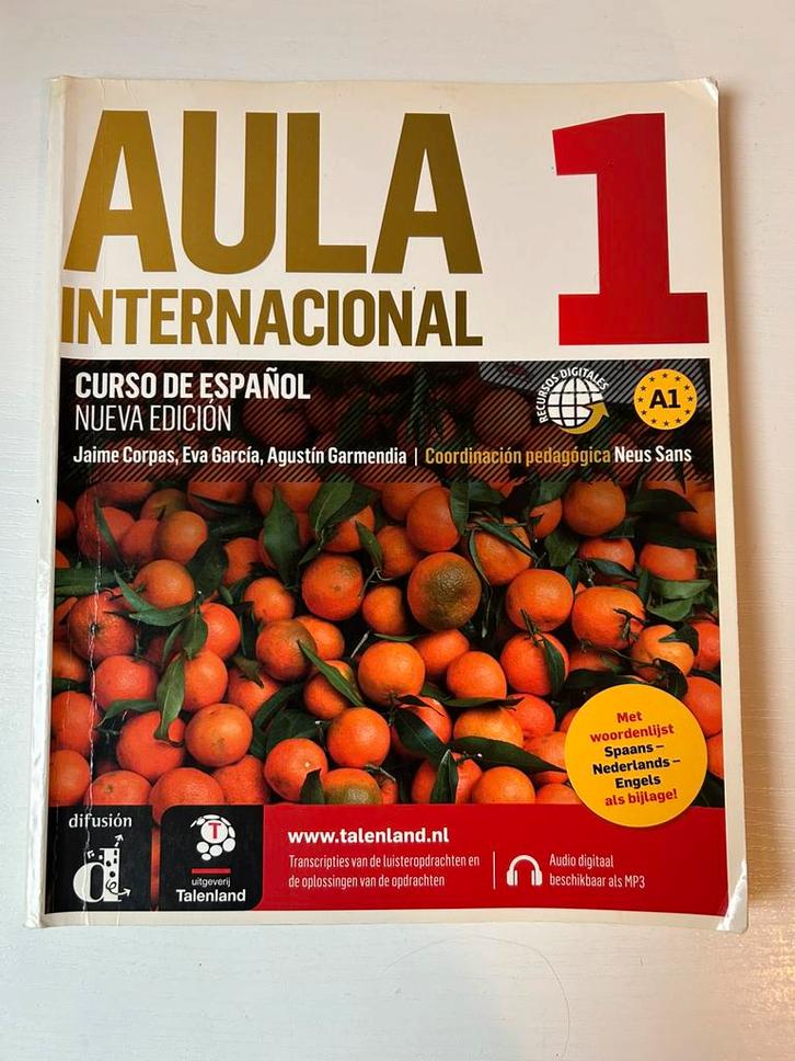 Aula Internacional 1 Eva García - Libro del alumno, Boeken, Schoolboeken, Zo goed als nieuw, Nederlands, Overige niveaus, Ophalen of Verzenden