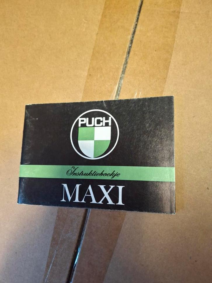 Origineel Instructieboekje Puch Maxi, Fietsen en Brommers, Handleidingen en Instructieboekjes, Gebruikt, Ophalen of Verzenden